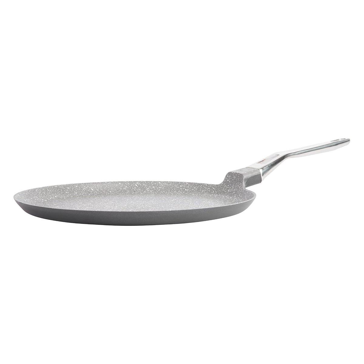 MasterClass Cast Aluminium Pancake Pan 28cm Induction Non-Stick Crepe Pan Grey - Image 7