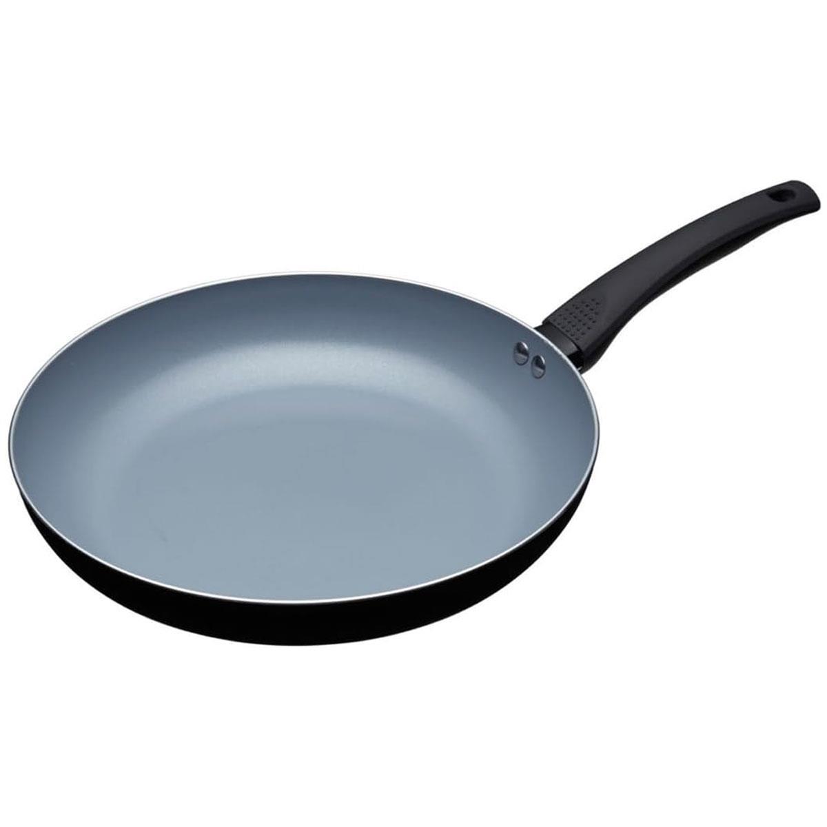 MasterClass Eco Ceramic Non-Stick Induction Frying Pan Aluminium & Iron Black/Blue 30 cm