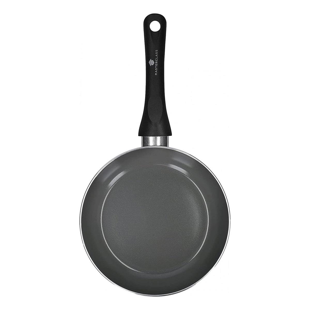 MasterClass Can-to-Pan Ceramic Non-Stick Frying Pan Set 70% Recycled Aluminium 20cm & 28cm Grey - Image 3