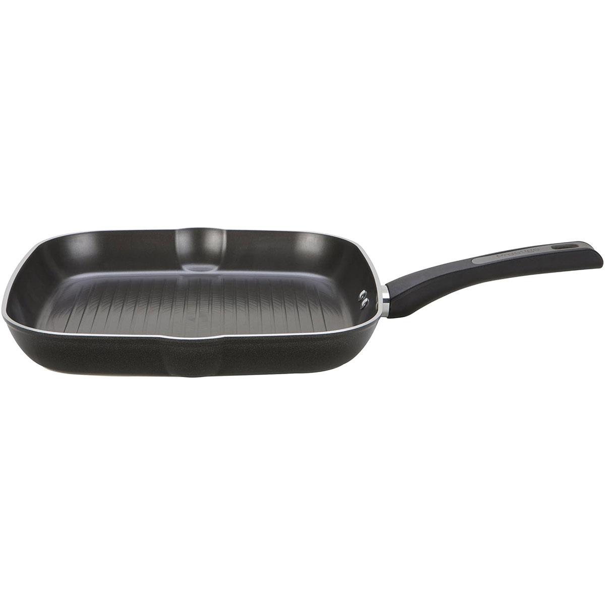 Prestige Dura Forge Square Grill Pan 28 cm Aluminium Black Induction Compatible 5-Layer Non-Stick