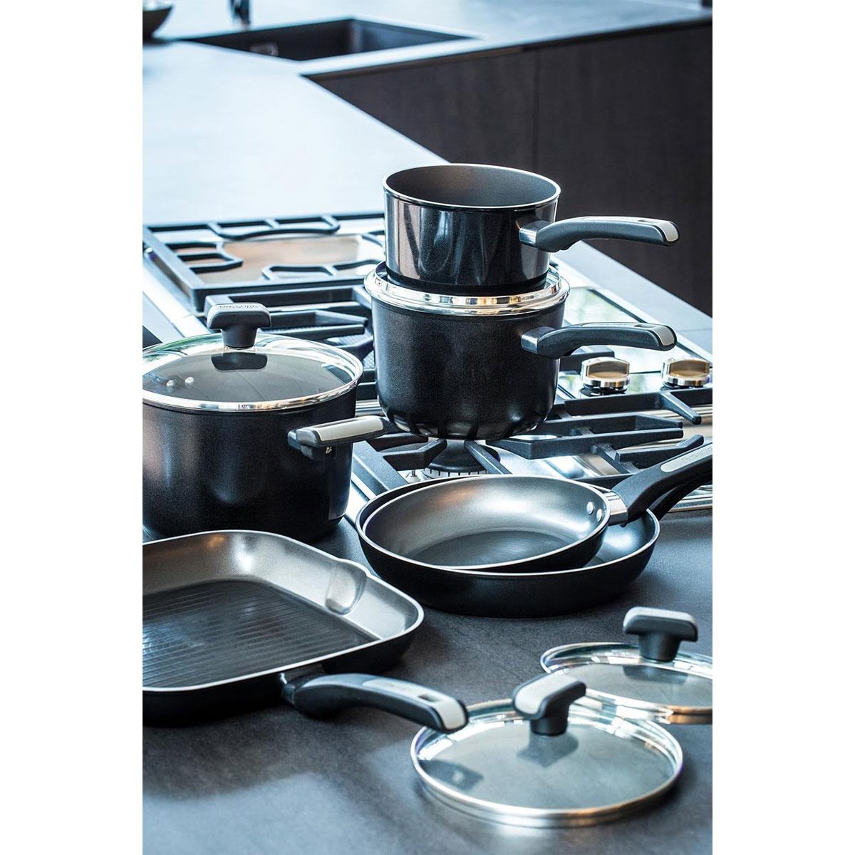 Prestige Dura Forge Square Grill Pan 28 cm Aluminium Black Induction Compatible 5-Layer Non-Stick - Image 2