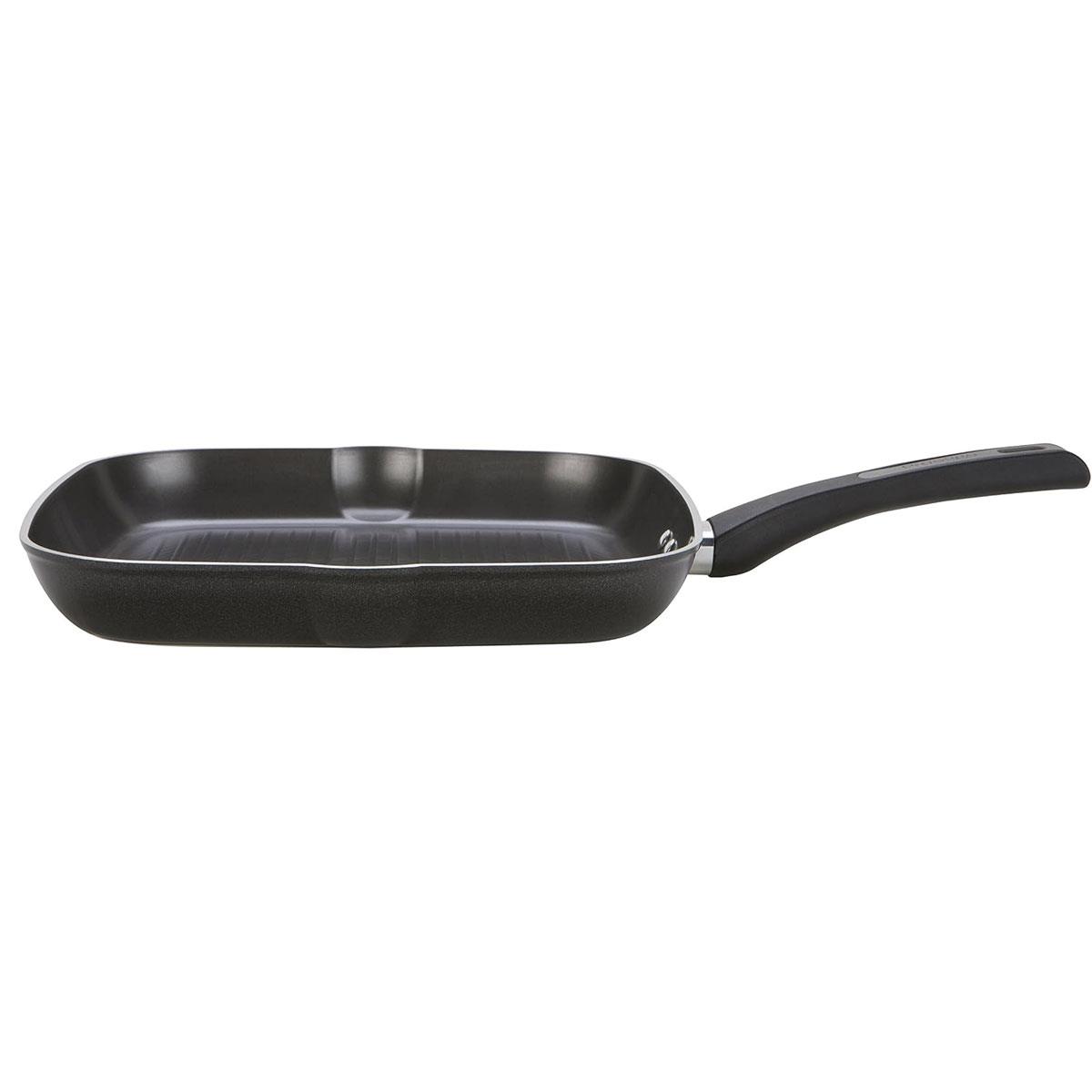Prestige Dura Forge Square Grill Pan 28 cm Aluminium Black Induction Compatible 5-Layer Non-Stick - Image 3