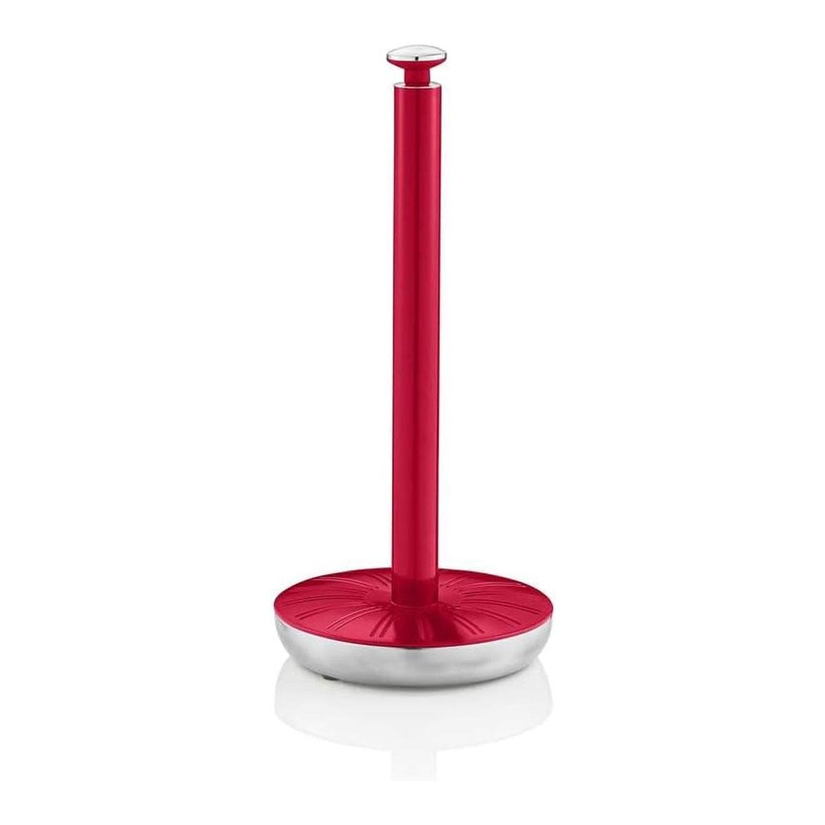 Swan Retro Kitchen Towel Pole And 6 Branch Mug Tree Stainless Steel Polished Finish Red - Image 4