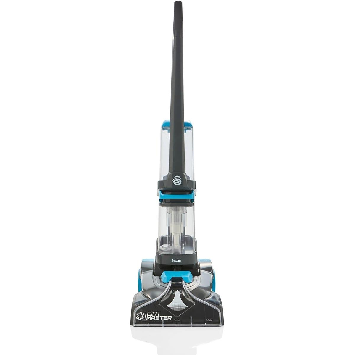 Swan Dirtmaster Pro Carpet Washer 700W 2.1L Clean Tank Black/Blue With Hose And Brush