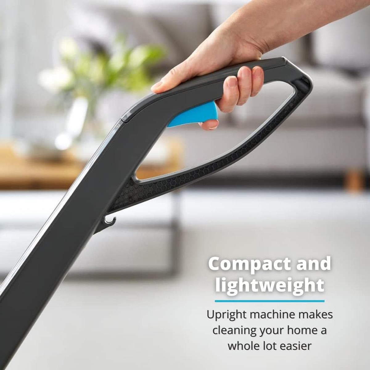 Swan Dirtmaster Pro Carpet Washer 700W 2.1L Clean Tank Black/Blue With Hose And Brush - Image 5