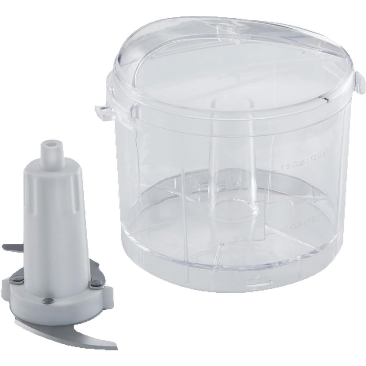 Russell Hobbs Food Collection Electric Mini Chopper 500ml 130W Food Processor With Bowl And Blade White - Image 3