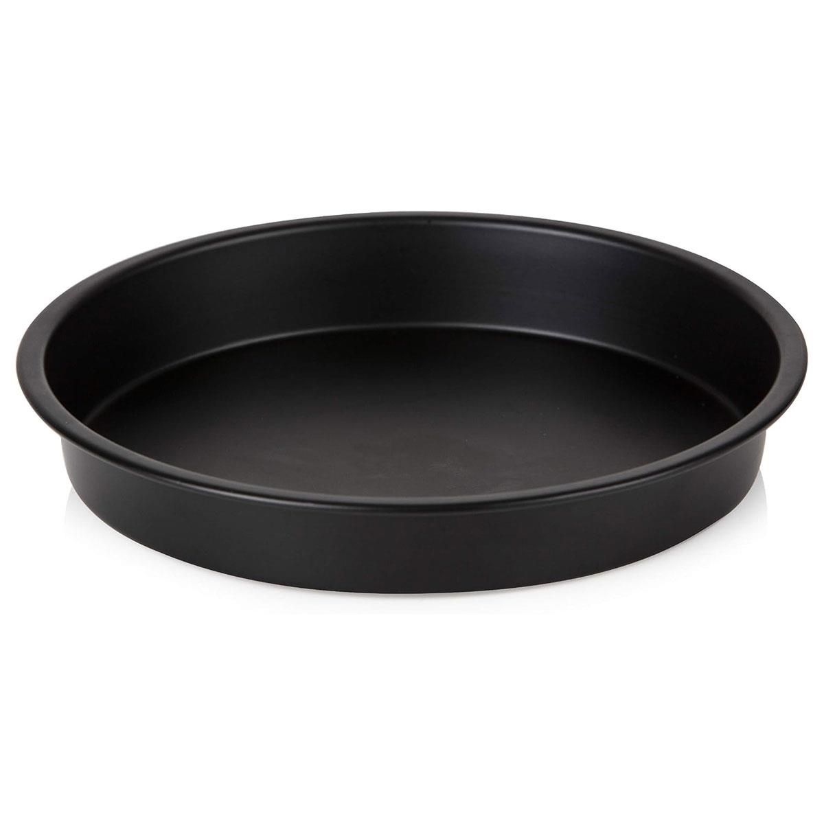 Tower VortX Air Fryer Pizza Pan Accessory 8 Inch 16cm Non-Stick Iron Round Black