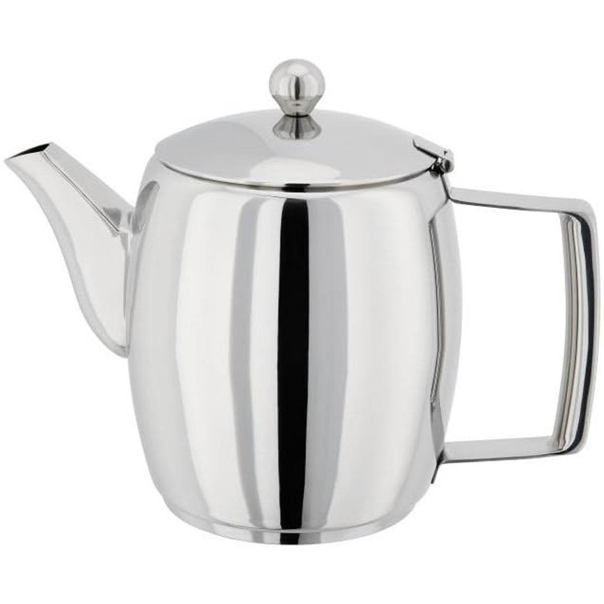 Judge Stainless Steel Hob Top Teapot 2L 10 Cup Induction Ready Mirror Polished Silver
