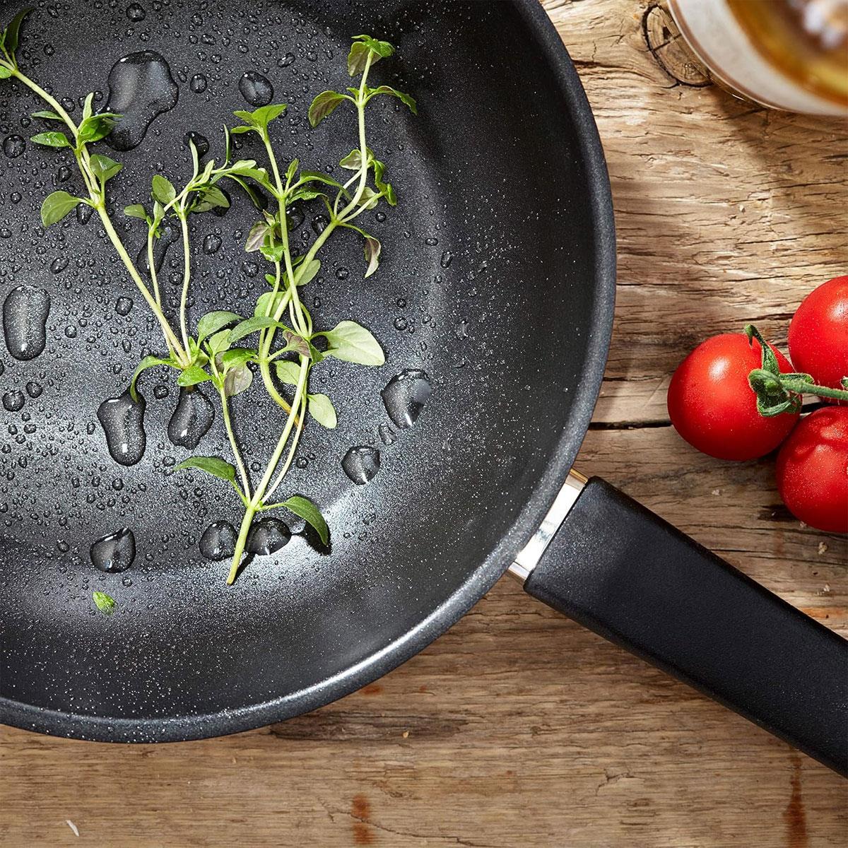 Judge Vista 30cm Non-Stick Frying Pan 18/10 Stainless Steel Induction & Oven Safe Silver - Image 2