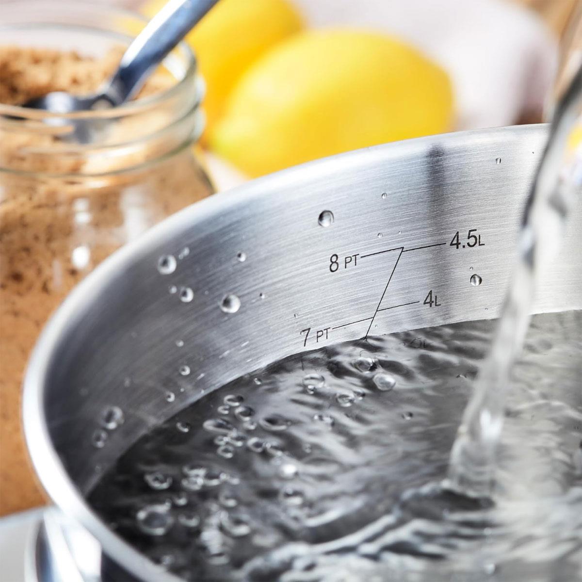 Judge Vista Stainless Steel Saucepan Set 14cm 16cm 18cm with Vented Glass Lids Induction Ready Oven Safe - Image 4