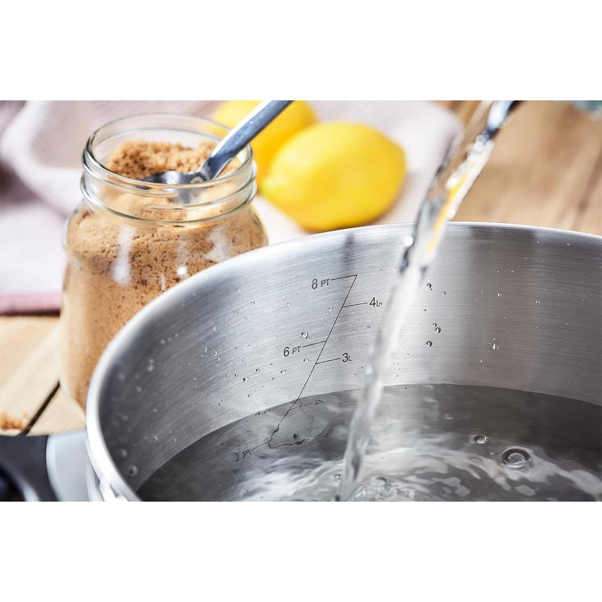 Judge Vista Stainless Steel Casserole Pot 20cm 2.4L with Vented Glass Lid Induction Ready Oven Safe - Image 3