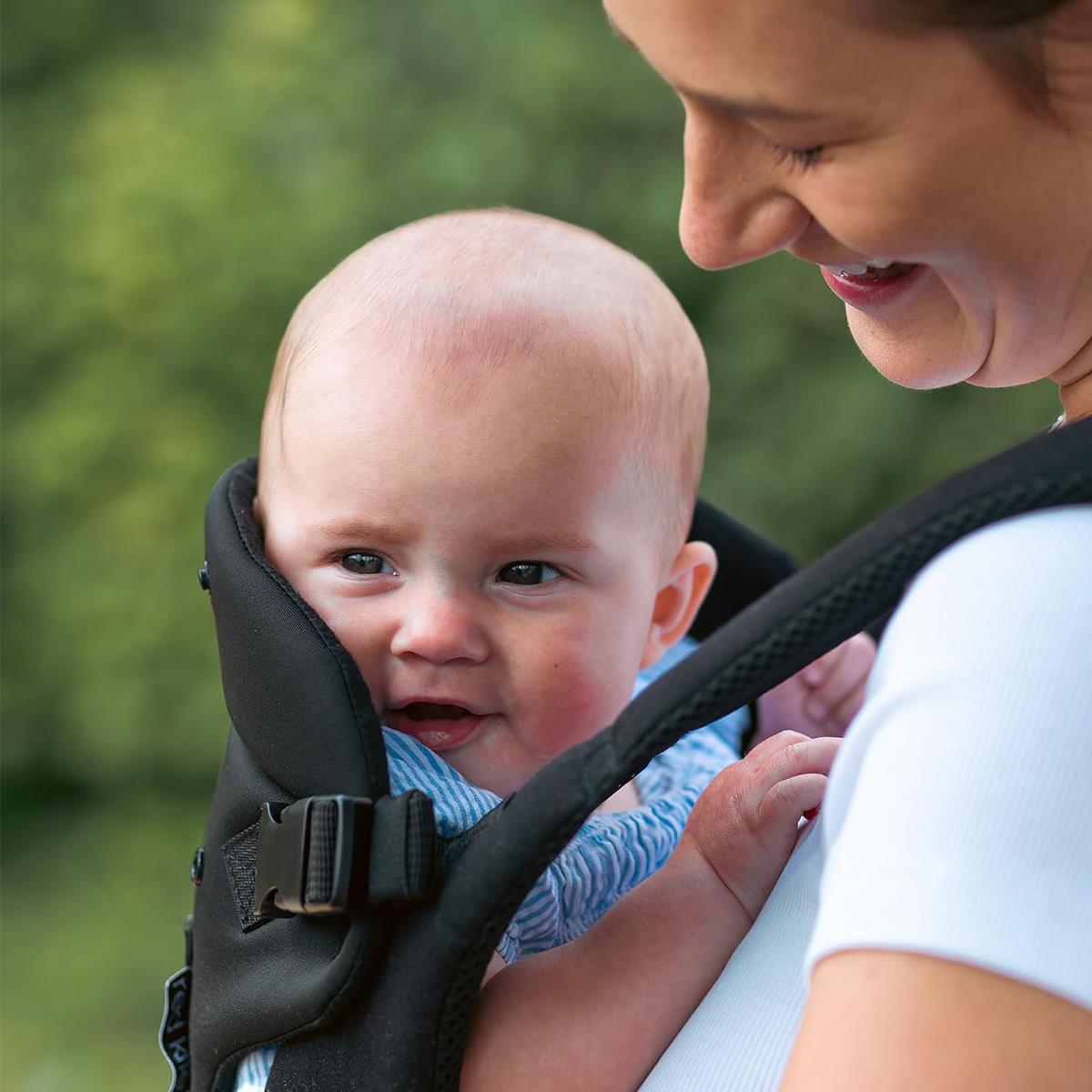 Red Kite Ara Baby Carrier Front And Back Carry Padded Shoulder And Waist Straps Soft Grey - Image 7