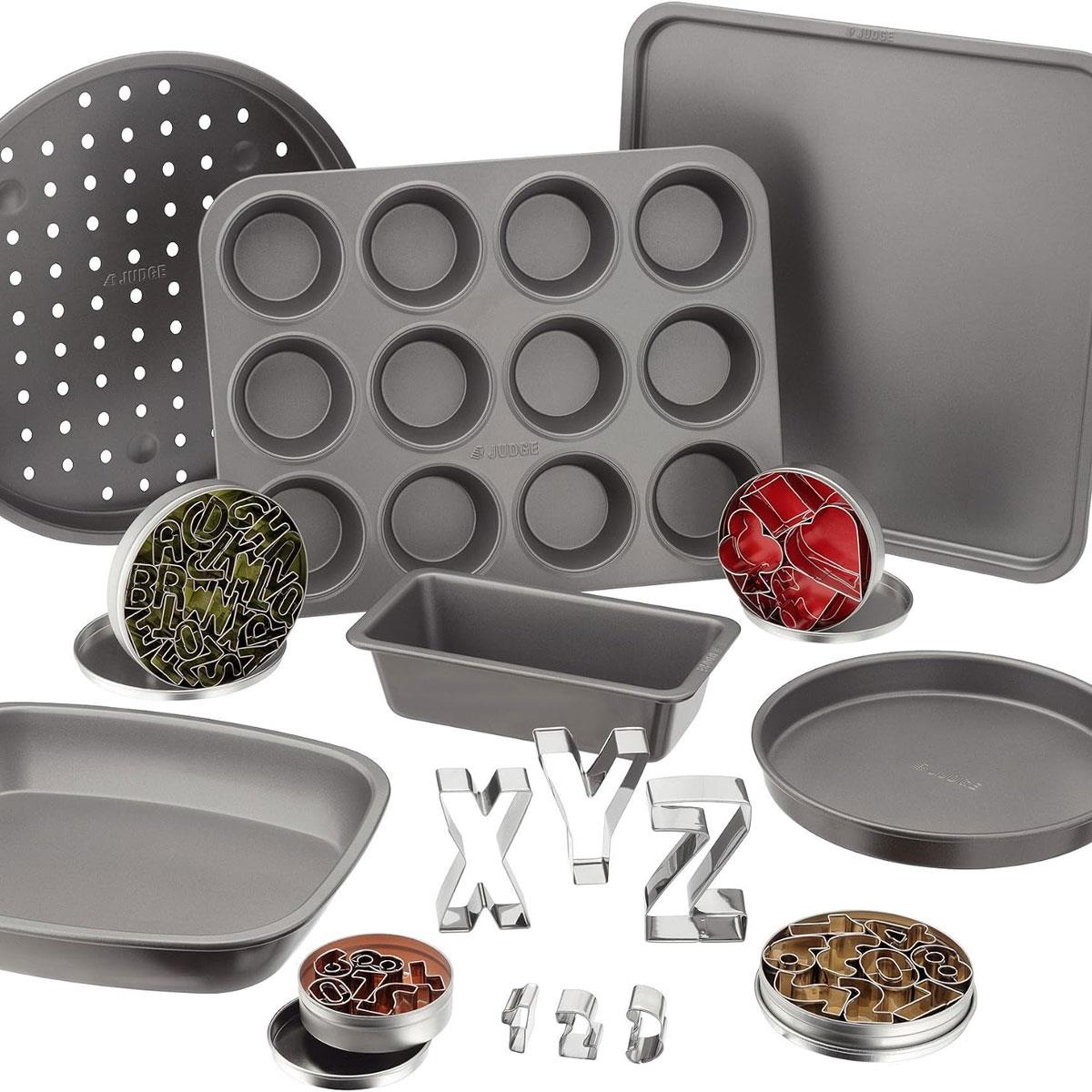 Judge Square Sandwich Cake Tin with Loose Base 0.6mm Carbon Steel 2-Coat Non-Stick Grey Oven Safe to 240°C - Image 6