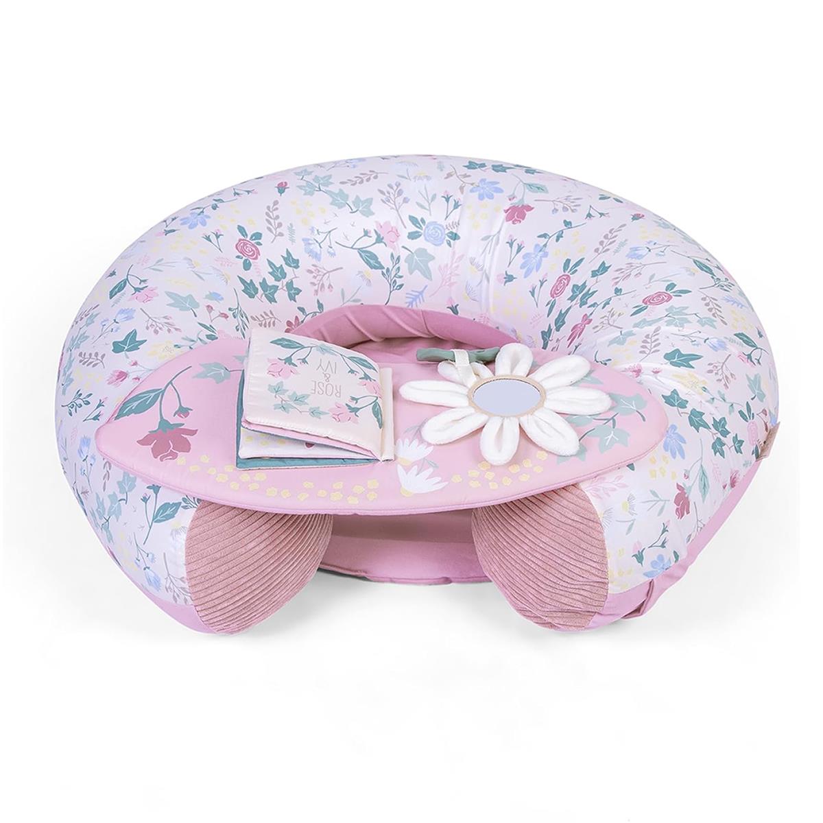 Red Kite Sit Me Up Baby Ring Seat Rose And Ivy Inflatable Seat With Detachable Play Tray & Learning Toys, 9+ Months
