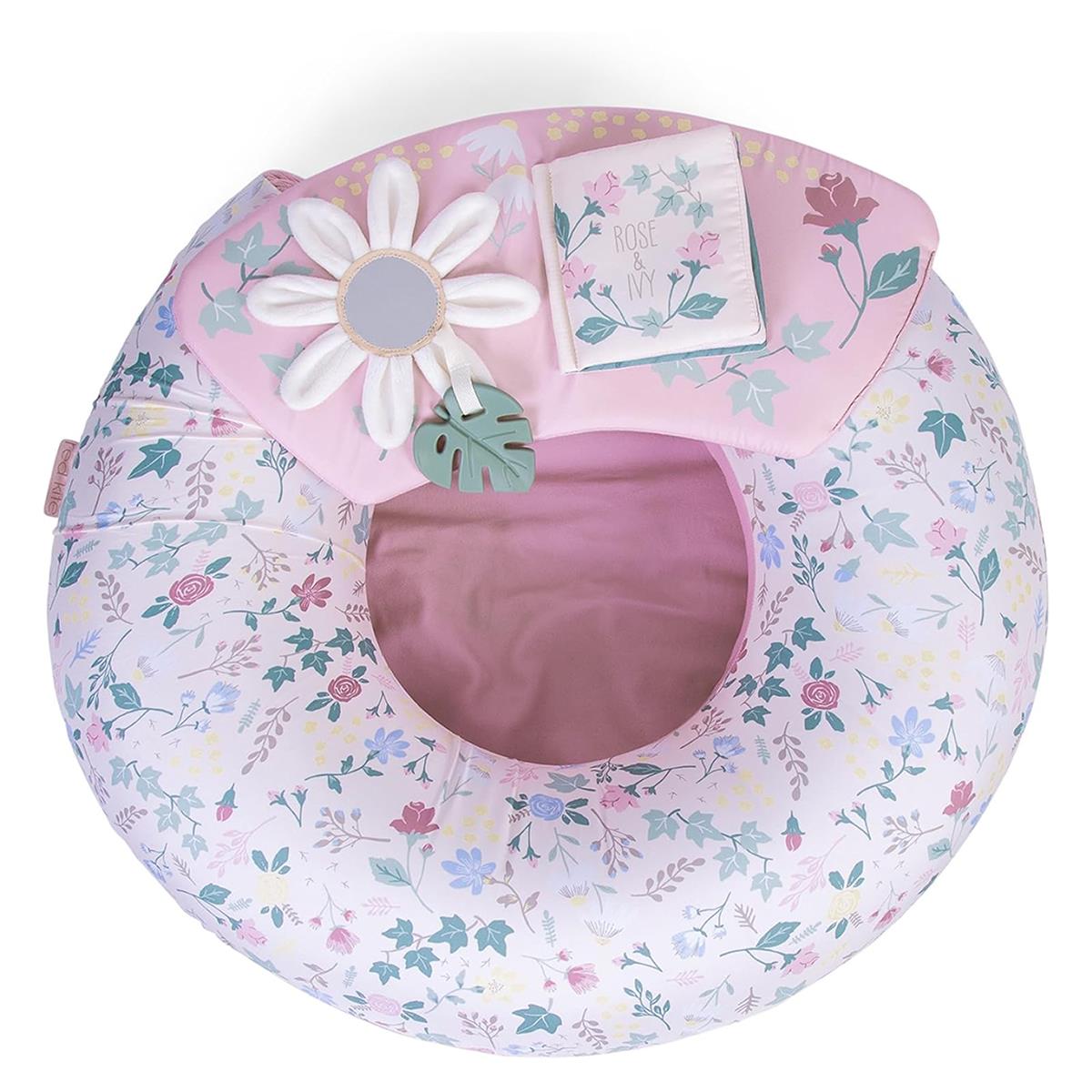 Red Kite Sit Me Up Baby Ring Seat Rose And Ivy Inflatable Seat With Detachable Play Tray & Learning Toys, 9+ Months - Image 6