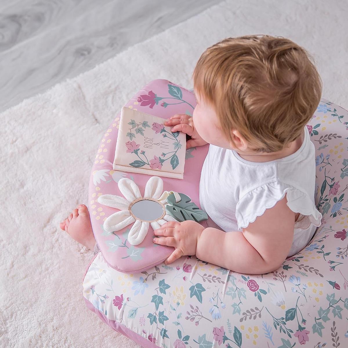 Red Kite Sit Me Up Baby Ring Seat Rose And Ivy Inflatable Seat With Detachable Play Tray & Learning Toys, 9+ Months - Image 7