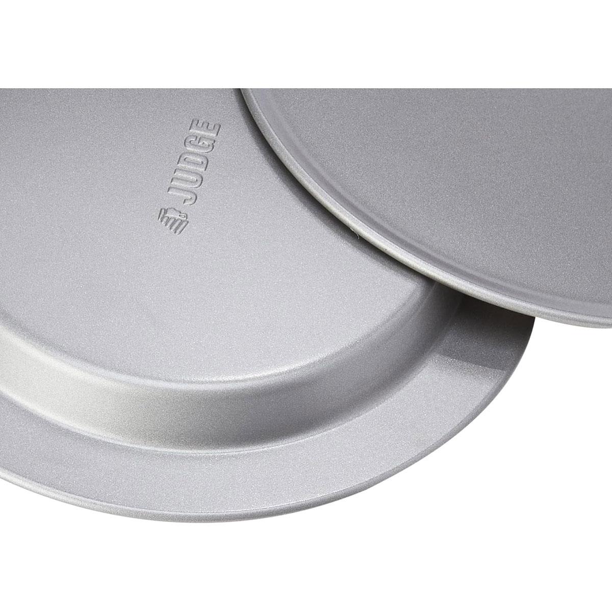 Judge Bakeware Round Flan Sandwich Tin Non-Stick Carbon Steel Loose Base Grey 20cm x 4cm - Image 5