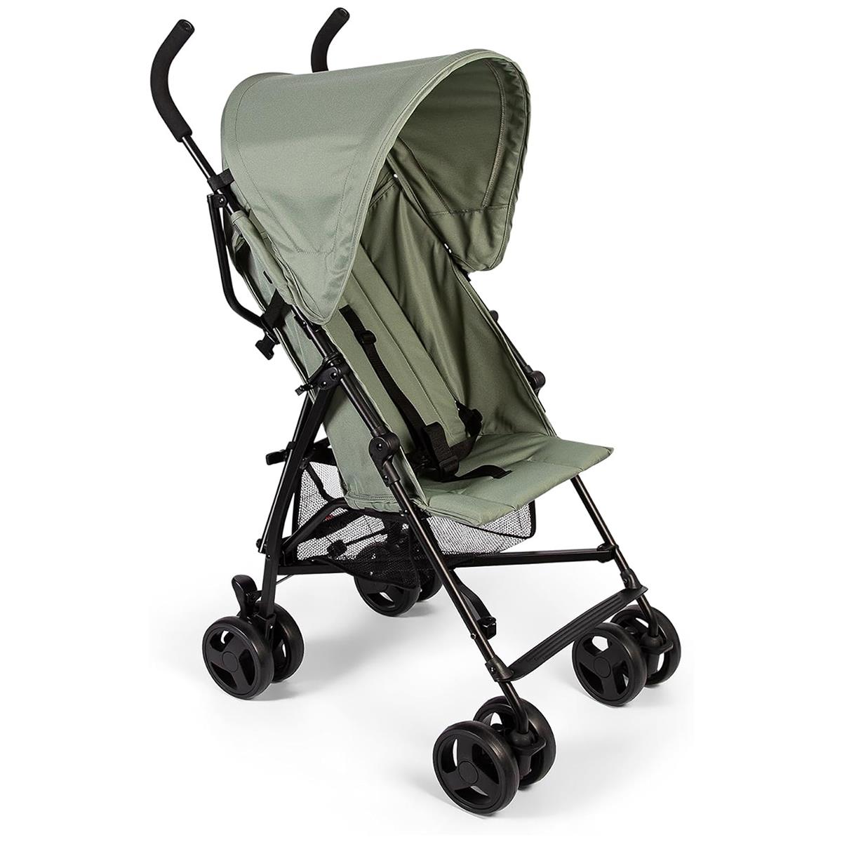 Red Kite Push Me 2U Lightweight Stroller 2-Position Recline, 5-Point Harness And Rain Cover Sage