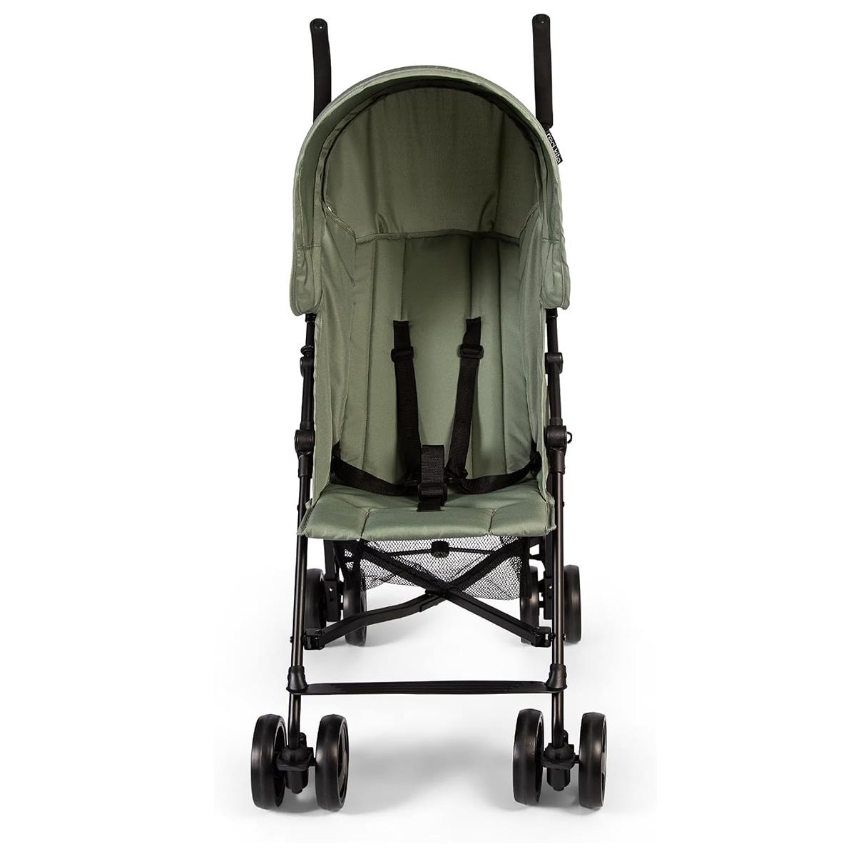 Red Kite Push Me 2U Lightweight Stroller 2-Position Recline, 5-Point Harness And Rain Cover Sage - Image 3