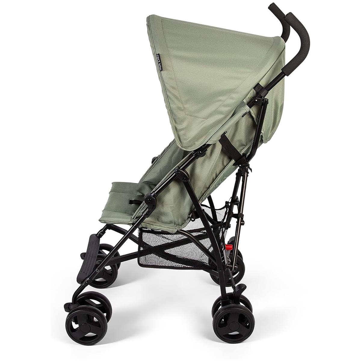 Red Kite Push Me 2U Lightweight Stroller 2-Position Recline, 5-Point Harness And Rain Cover Sage - Image 4