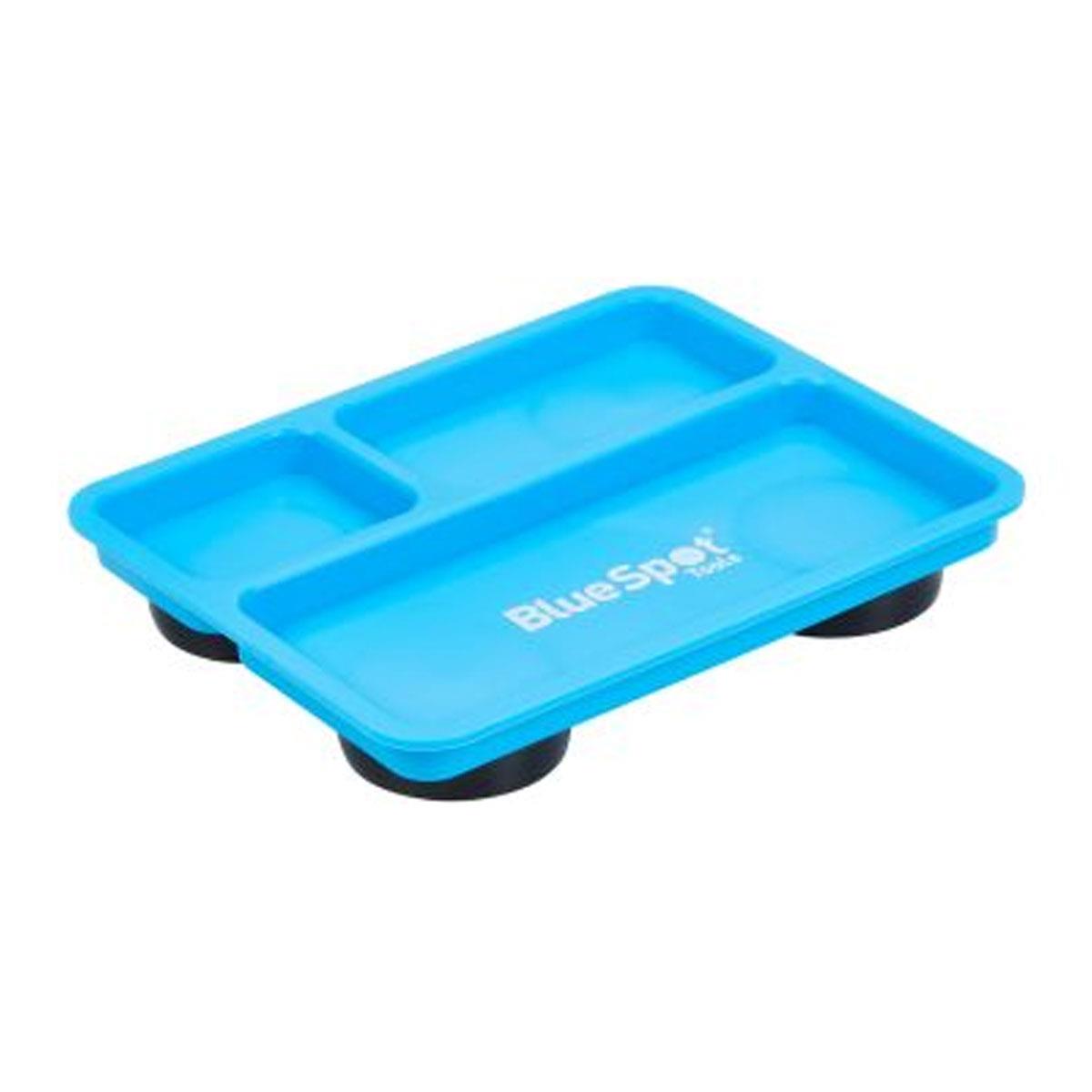 Blue Spot Tools 150mm 6" ABS Plastic Magnetic Parts Tray with 4 Magnets 1kg Capacity Blue - Image 2