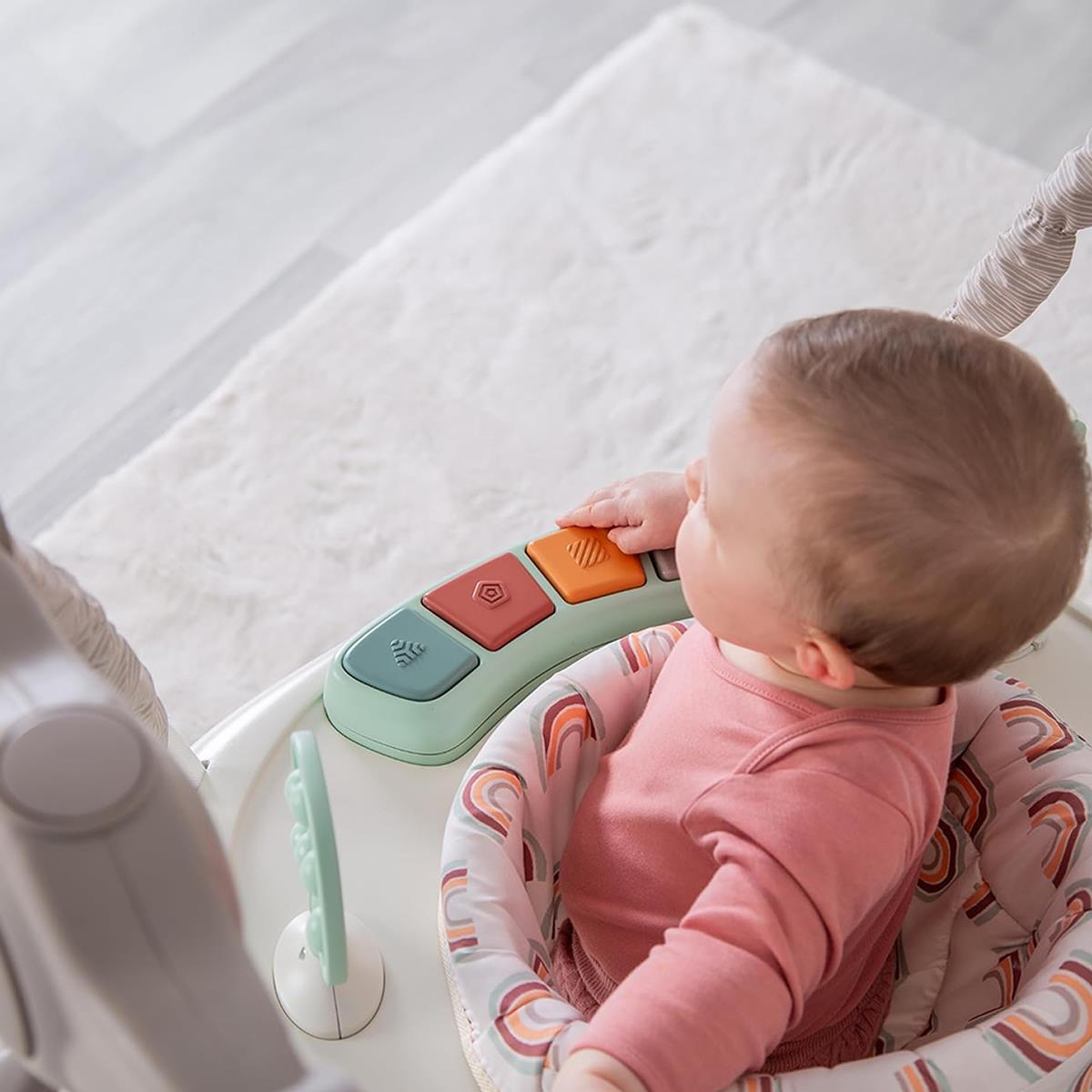 Red Kite Baby Go Round Jumparound Baby Jumper Woodland Walks Adjustable 360° Seat Cream - Image 7