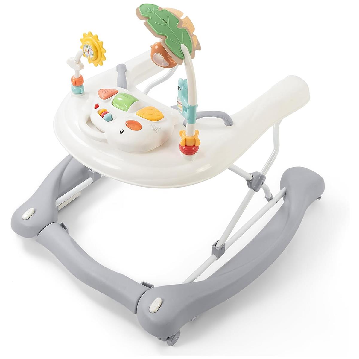Red Kite Baby Go Round Twist And Walk 3 In 1 Baby Walker Rocker And Push Along - Aqua Dino - Image 5
