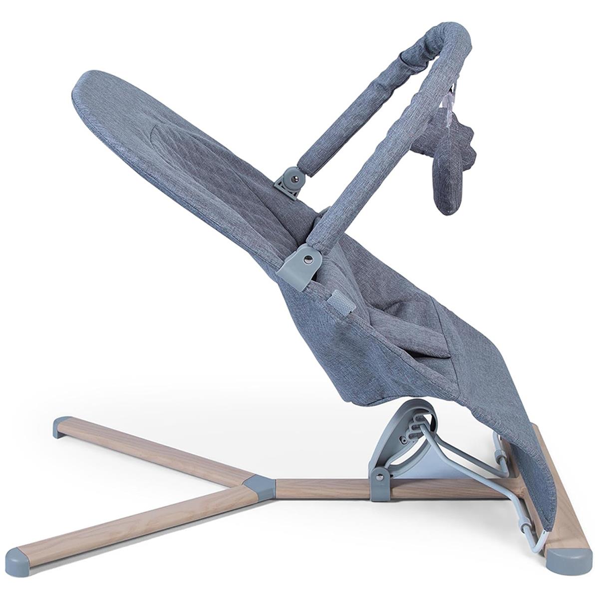 Red Kite Baya Baby Bouncer Ergonomic Rocking Chair With 3 Recline Positions And Toy Bar Dove Grey - Image 5