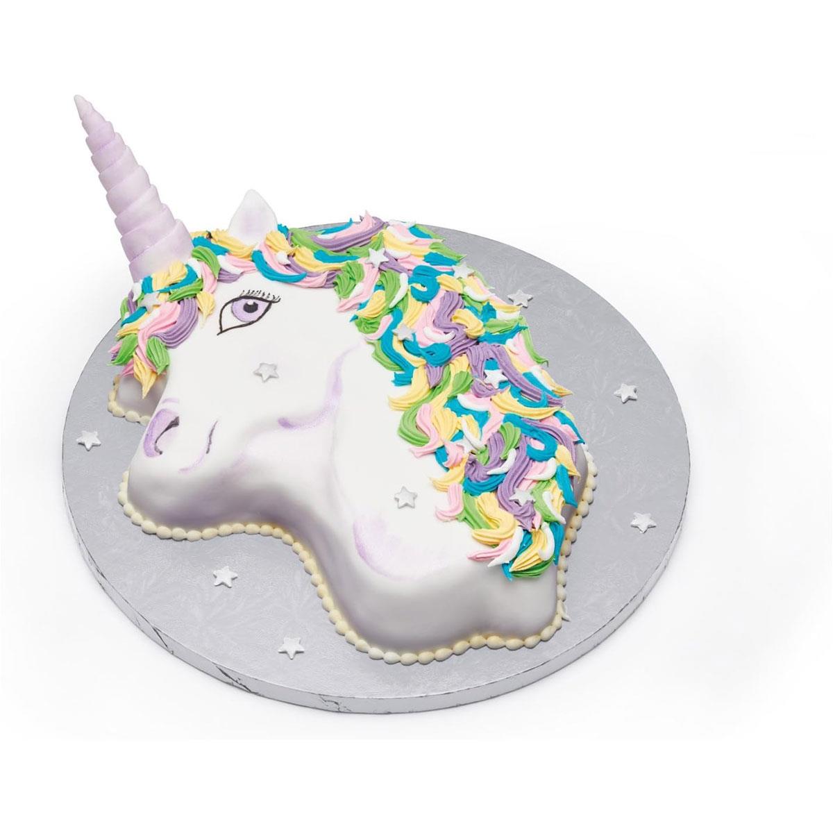 KitchenCraft Sweetly Does It Unicorn Cake Tin Anodised Aluminium 23 x 33.5 x 5 cm Oven Safe to 220°C - Image 3