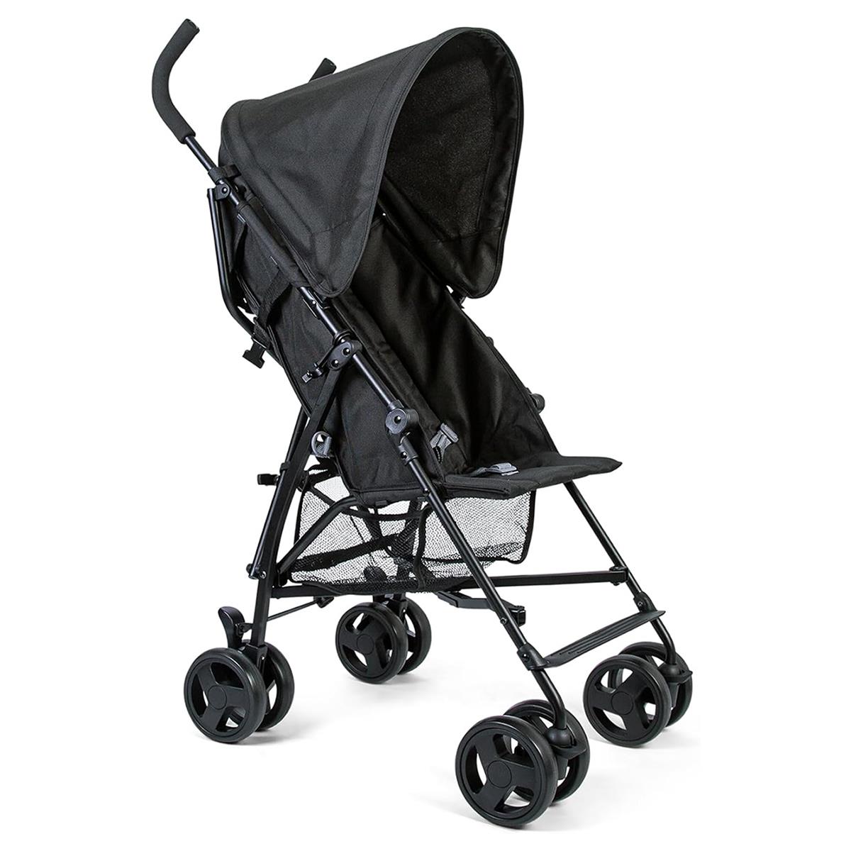 Red Kite Push Me 2U Lightweight Baby Stroller 2-Position Recline 5-Point Harness Midnight Black