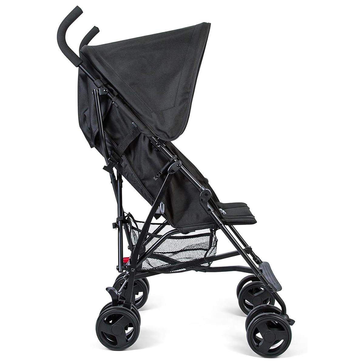Red Kite Push Me 2U Lightweight Baby Stroller 2-Position Recline 5-Point Harness Midnight Black - Image 5