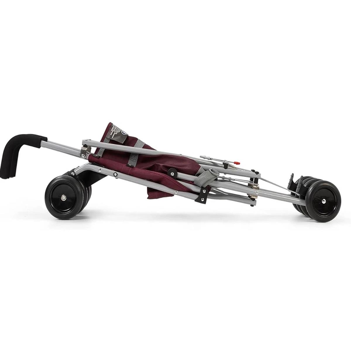 Red Kite Push Me Lite Holiday Buggy Lightweight Foldable Stroller 5-Point Harness - Mulberry - Image 5