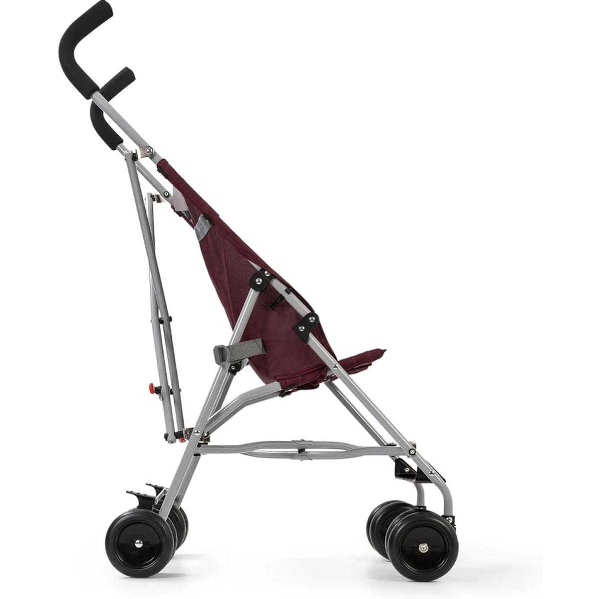 Red Kite Push Me Lite Holiday Buggy Lightweight Foldable Stroller 5-Point Harness - Mulberry - Image 6