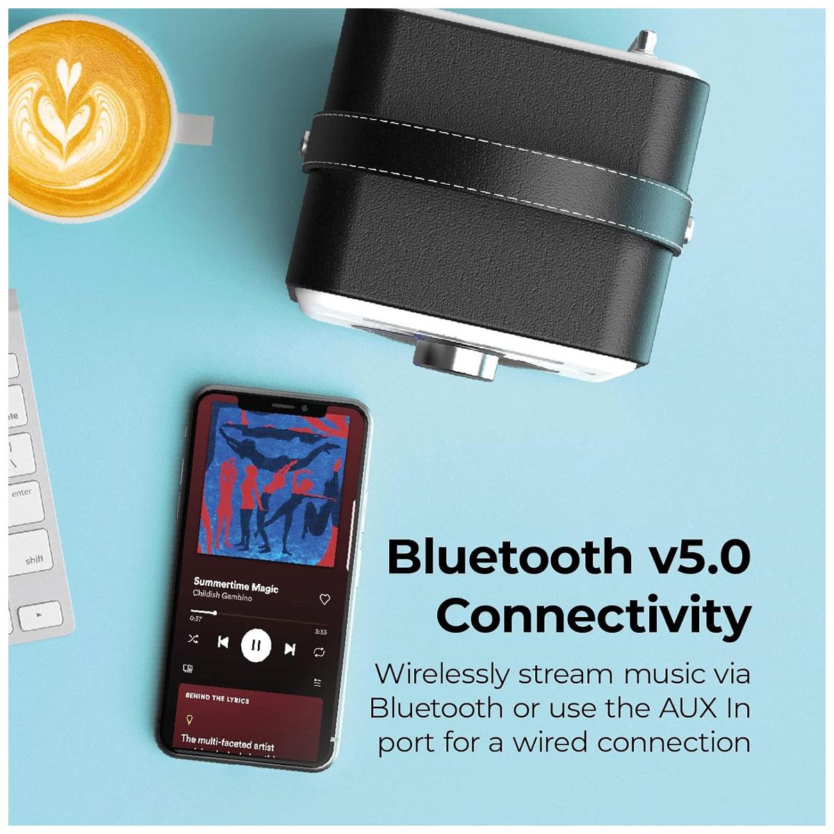 i-box Tune Portable DAB/DAB+ FM Radio with Bluetooth Speaker USB Rechargeable 2,200mAh Black - Image 7