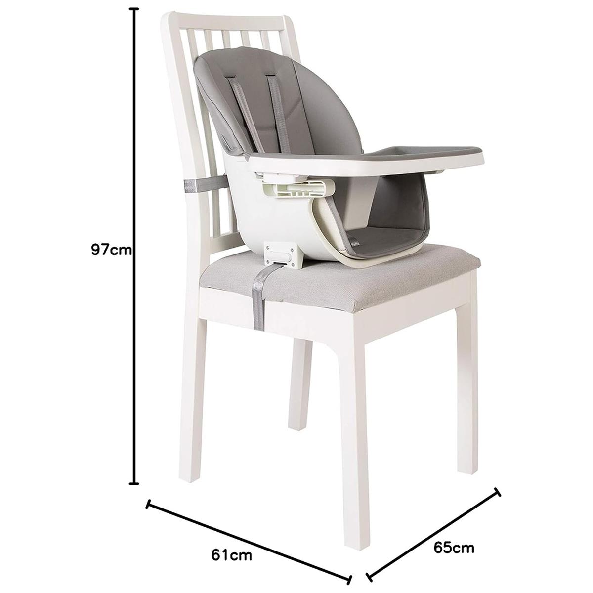 Red Kite Feed Me Combi 4-in-1 Highchair White Baby Feeding Chair Booster Seat Lo Chair Stool - Image 3