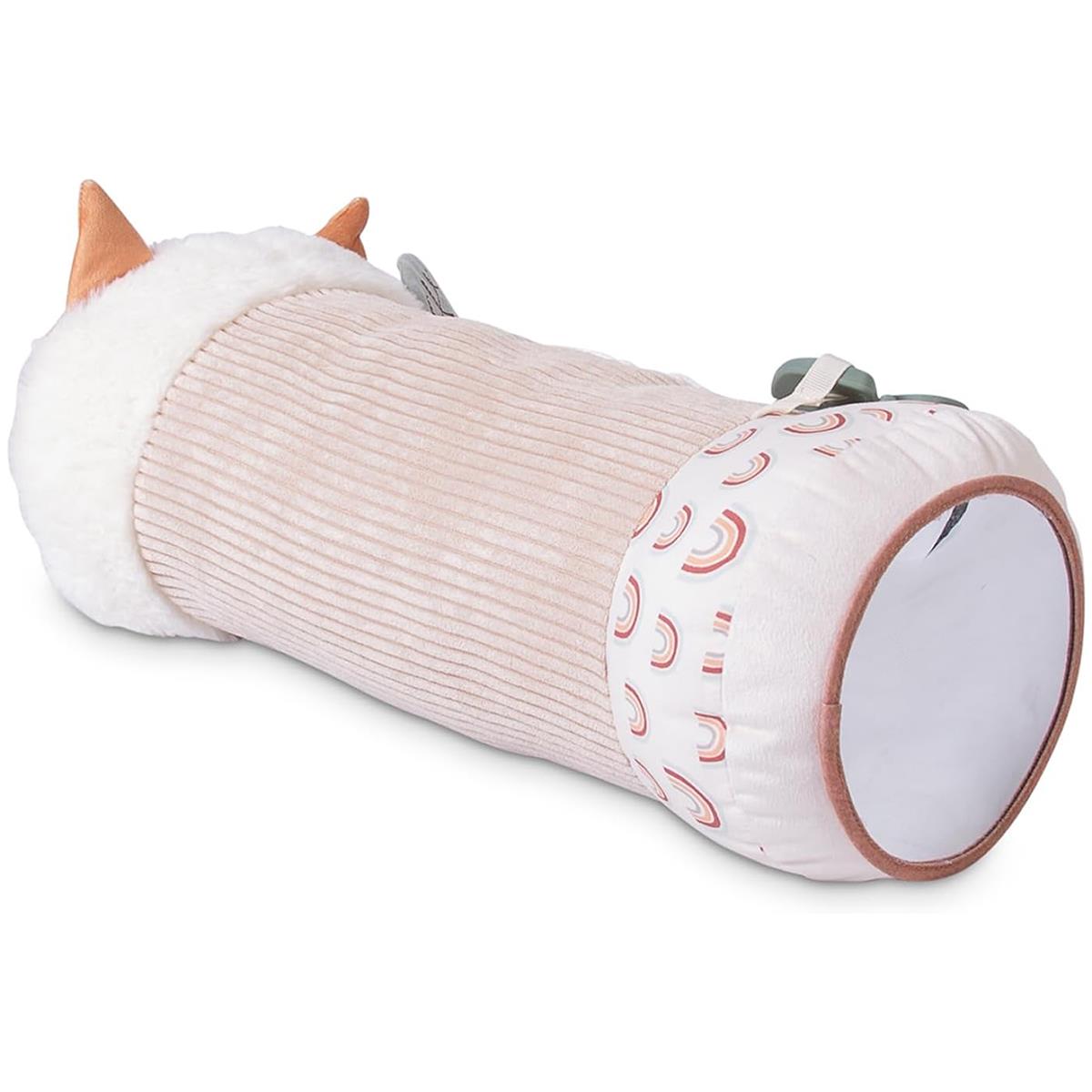 Red Kite Tummy Time Roller Woodland Walks Baby Activity Support With Mirror, Rattles And Teething Toys Beige - Image 5