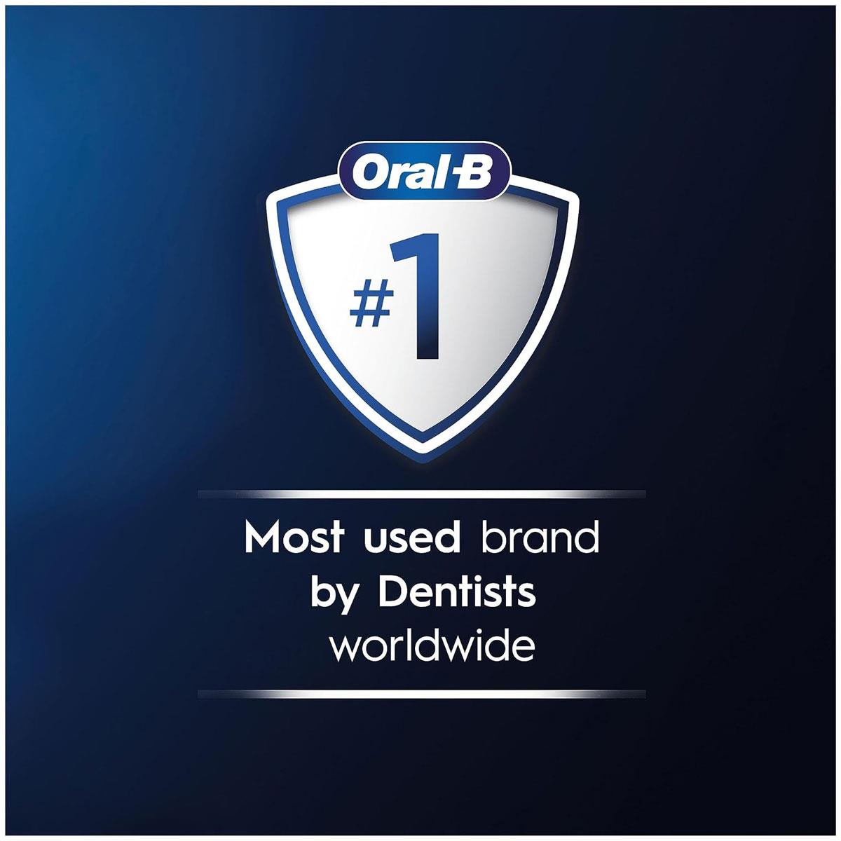 Oral-B iO7 Electric Toothbrush for Adults 5 Modes Bluetooth App Pressure Sensor Travel Case Black - Image 8