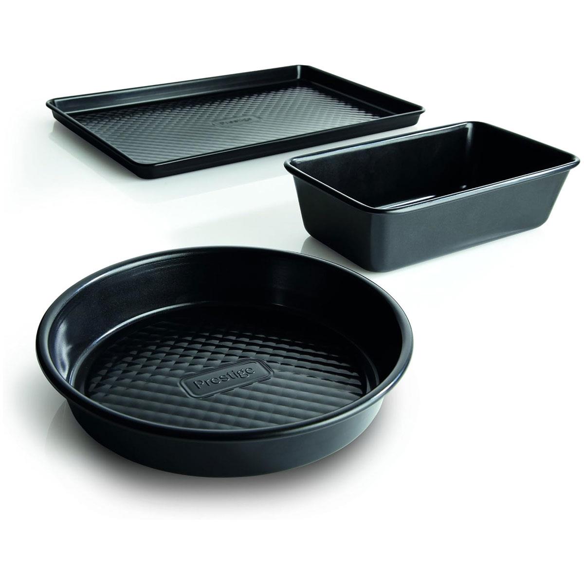 Prestige Inspire Small Baking Tray Carbon Steel CushionSmart Non-Stick Rectangular Black Oven Safe to 240°C - Image 4