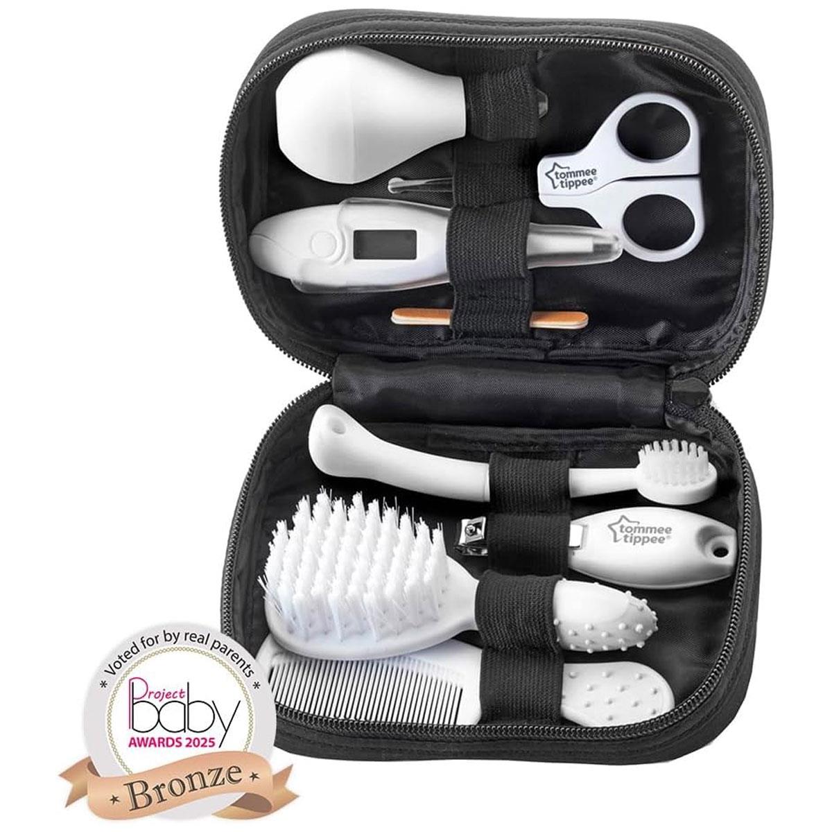 Tommee Tippee Baby Healthcare & Grooming Kit with Digital Thermometer Nasal Aspirator Nail Clippers Scissors Brush & Comb - Image 2