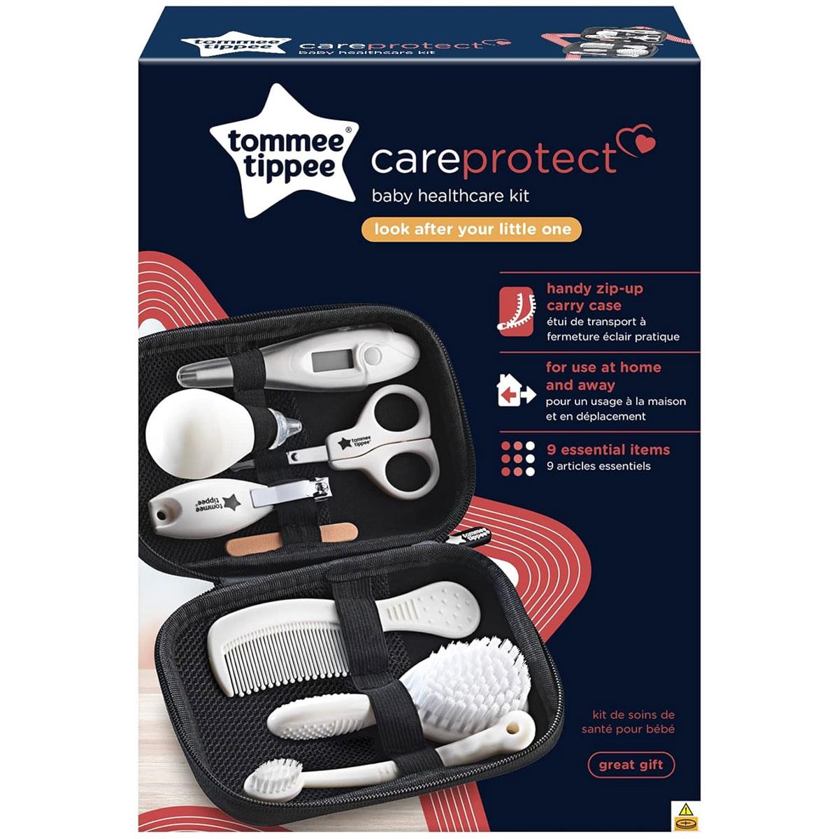 Tommee Tippee Baby Healthcare & Grooming Kit with Digital Thermometer Nasal Aspirator Nail Clippers Scissors Brush & Comb - Image 3
