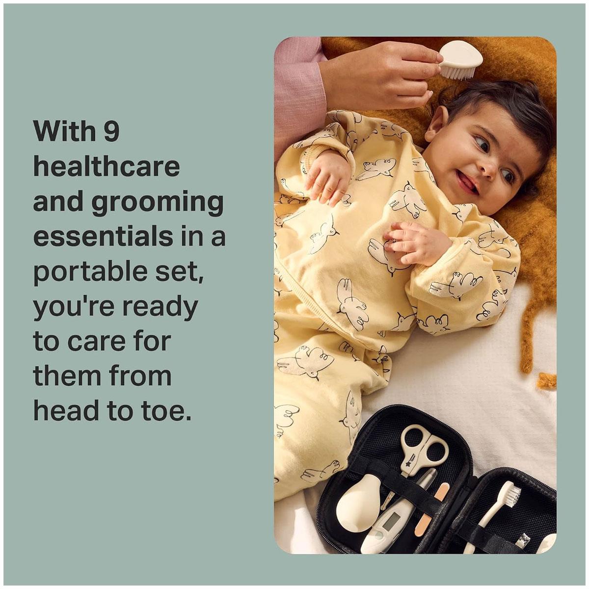 Tommee Tippee Baby Healthcare & Grooming Kit with Digital Thermometer Nasal Aspirator Nail Clippers Scissors Brush & Comb - Image 4