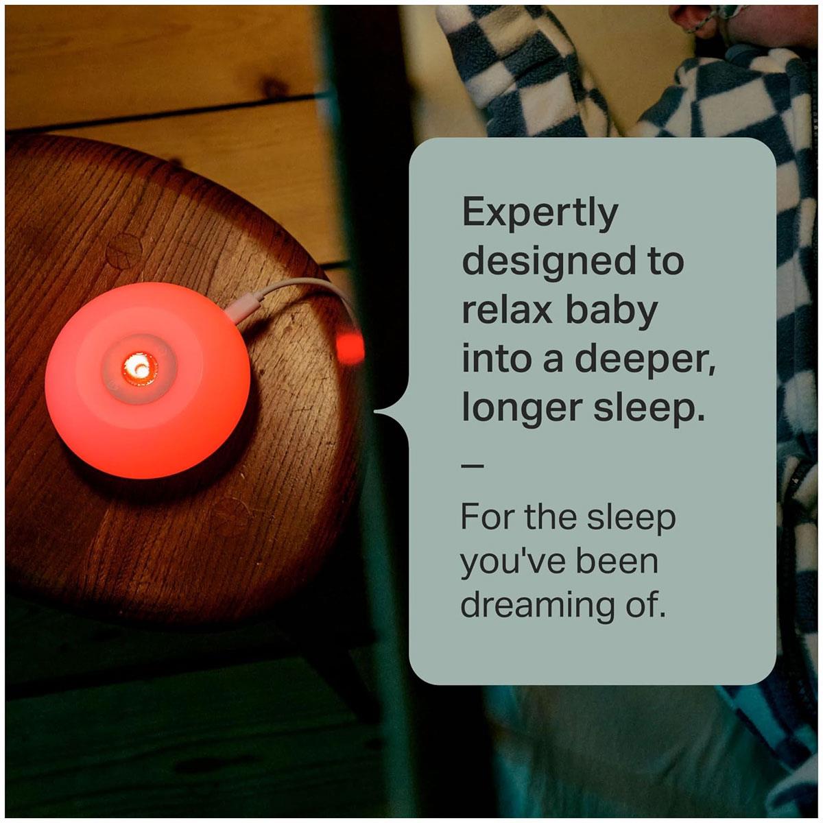 Tommee Tippee Dreammaker Baby Sleep Aid LED Red Night Light with Pink Noise Pulsing Glow & CrySensor - Image 8