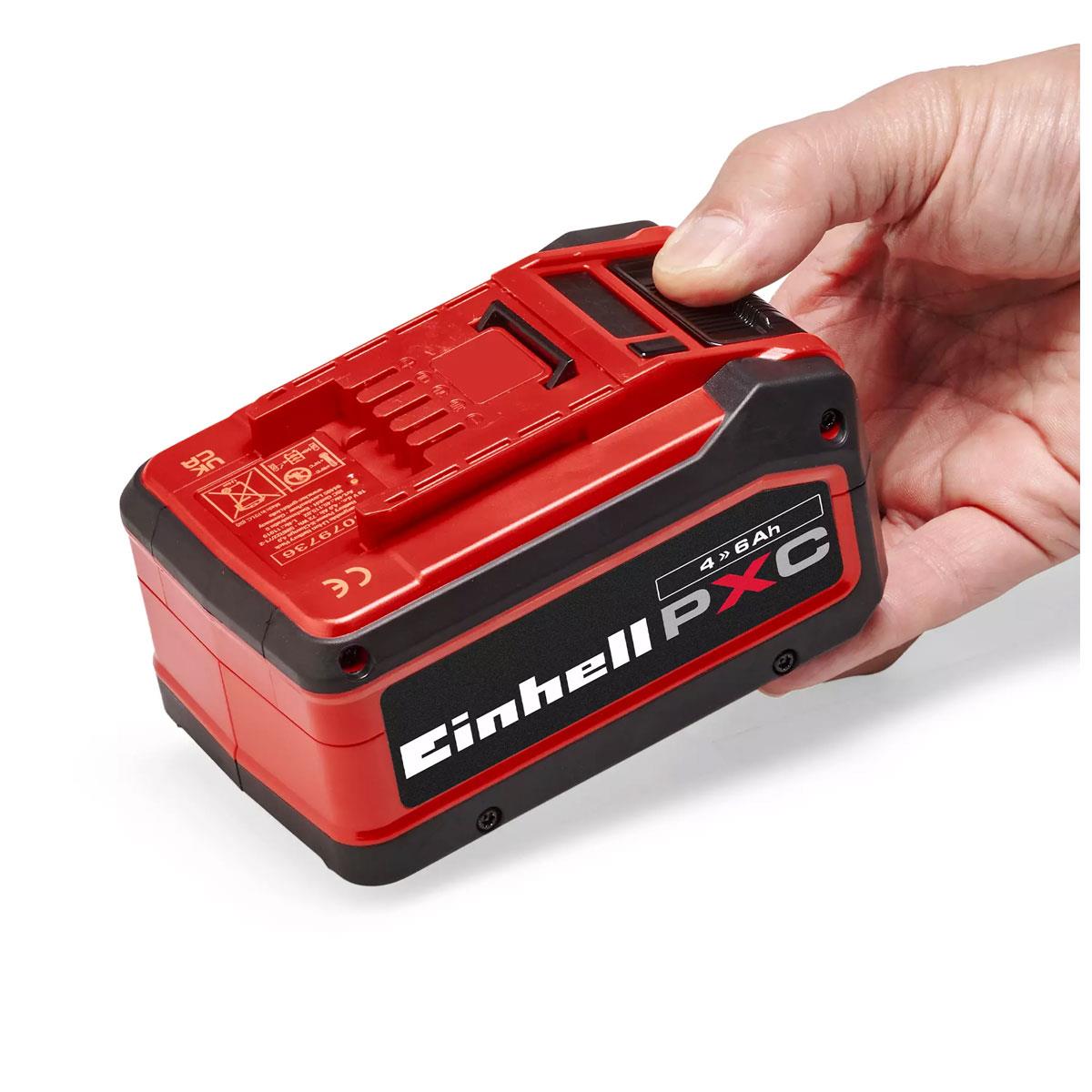Einhell Power X-Change Plus 18V 4–6Ah Multi-Ah Lithium-Ion Battery, Rechargeable Cordless Power Tool Battery with Digital Charge Display - Image 7