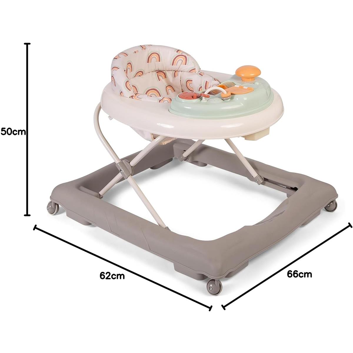 Red Kite Baby Go Round Jive Electronic Baby Walker Woodland Walks, 3-Height Adjustable, Musical Play Tray - Image 4