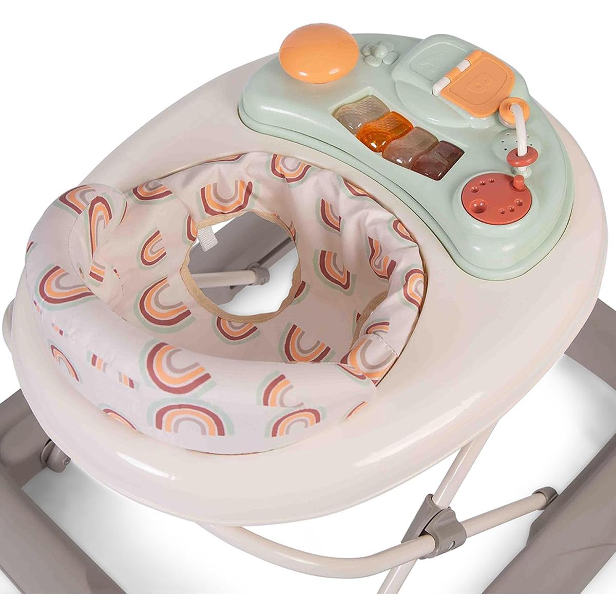 Red Kite Baby Go Round Jive Electronic Baby Walker Woodland Walks, 3-Height Adjustable, Musical Play Tray - Image 5