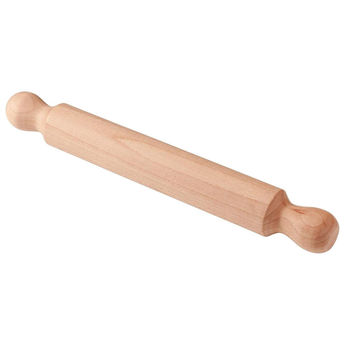 Judge Kitchen Wooden Rolling Pin 20cm Beech Wood Revolving Centre for Pastry Icing & Biscuits Beige