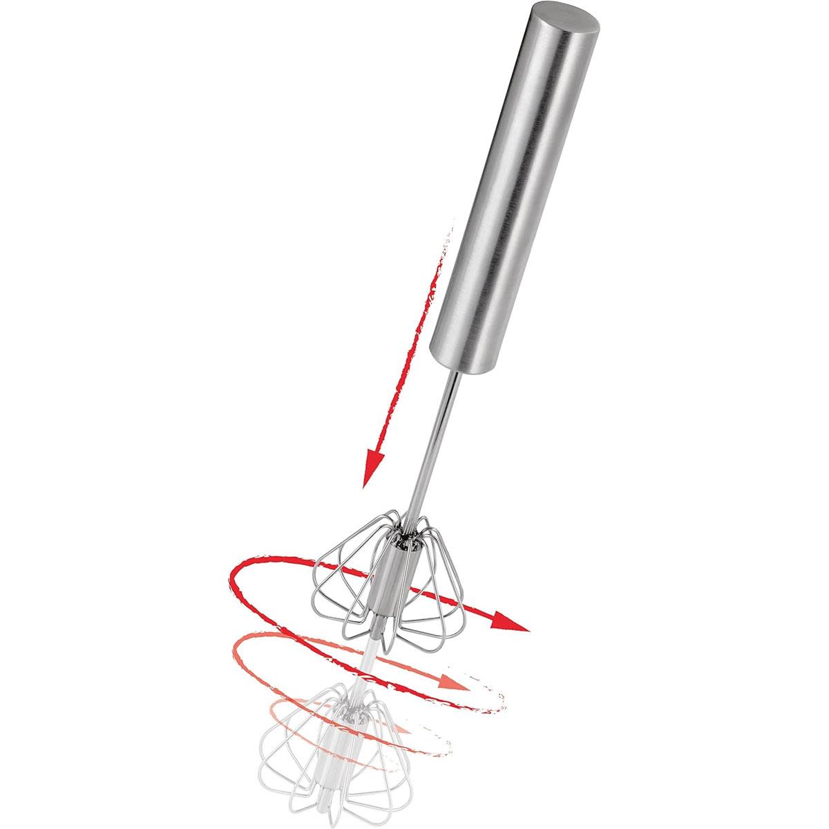 Judge Spinning Whisk Egg Beater Stainless Steel Silver 36 cm - Image 2