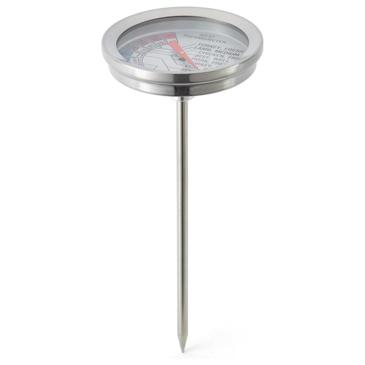 Judge Stainless Steel Meat Thermometer Analog Dial 54-88°C / 130-190°F Silver 1 Count - Image 3