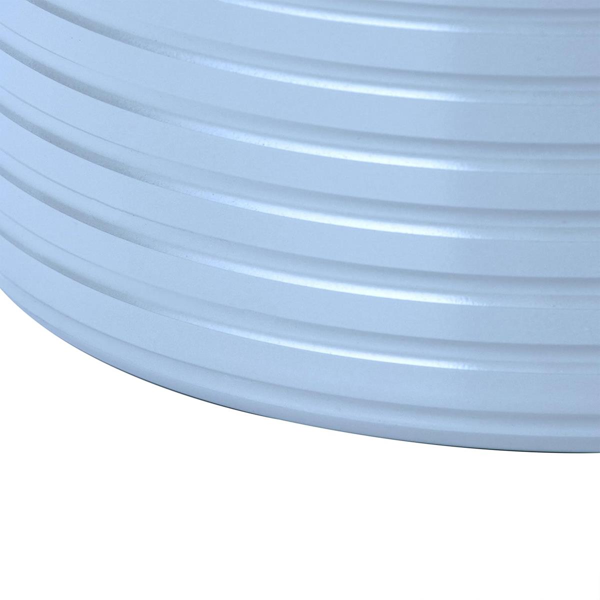 Swan Retro 3 Piece Saucepan Set 16/18/20cm Ceramic Non Stick Induction Compatible Glass Lids Blue - Image 4