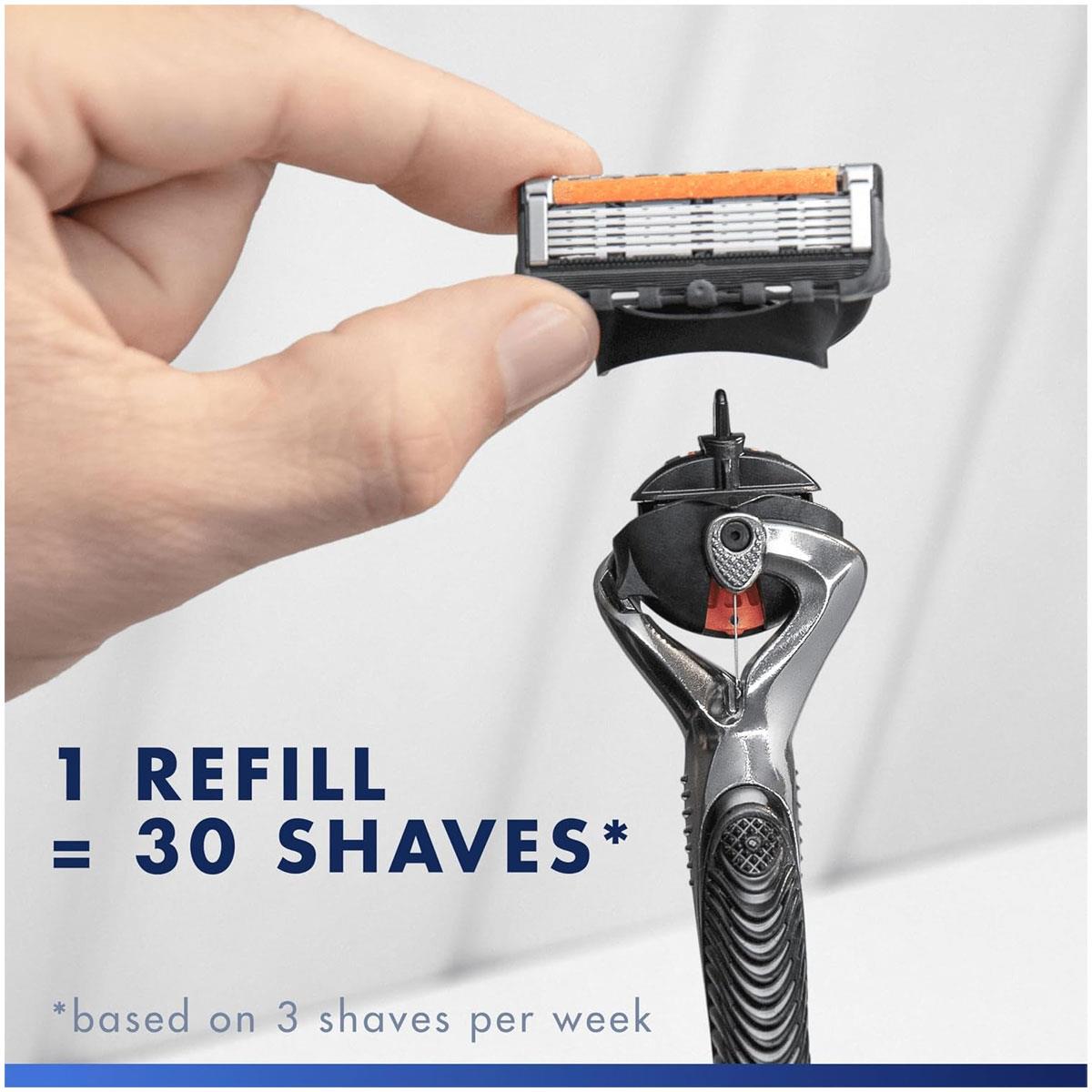 Gillette ProGlide Razor Blade Refills for Men 10 Count 5 UltraSharp Blades Lubrication Strip Precision Trimmer - Image 2